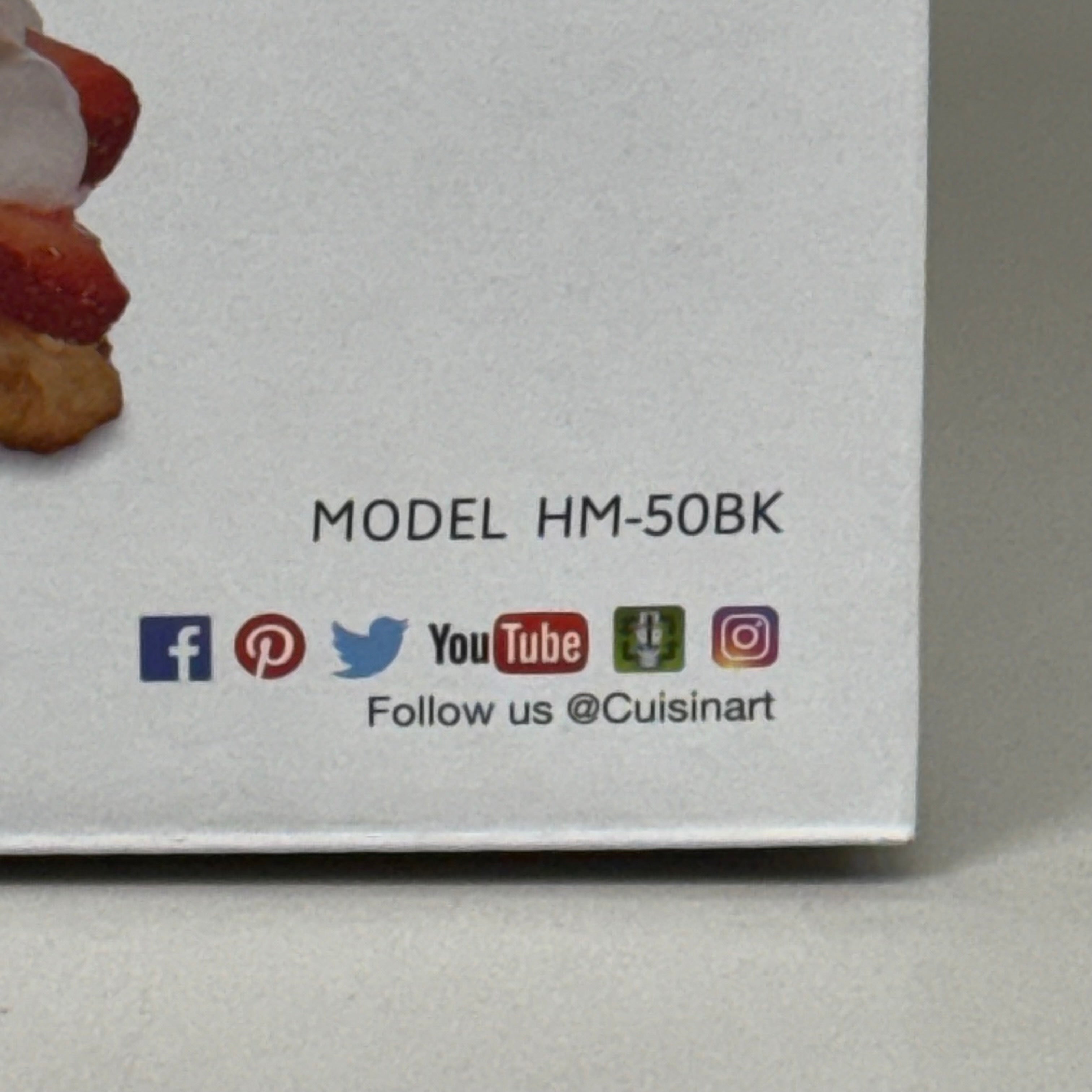 CUISINART Power Advantage 5-Speed Hand Mixer 220 Watt Black HM-50BK