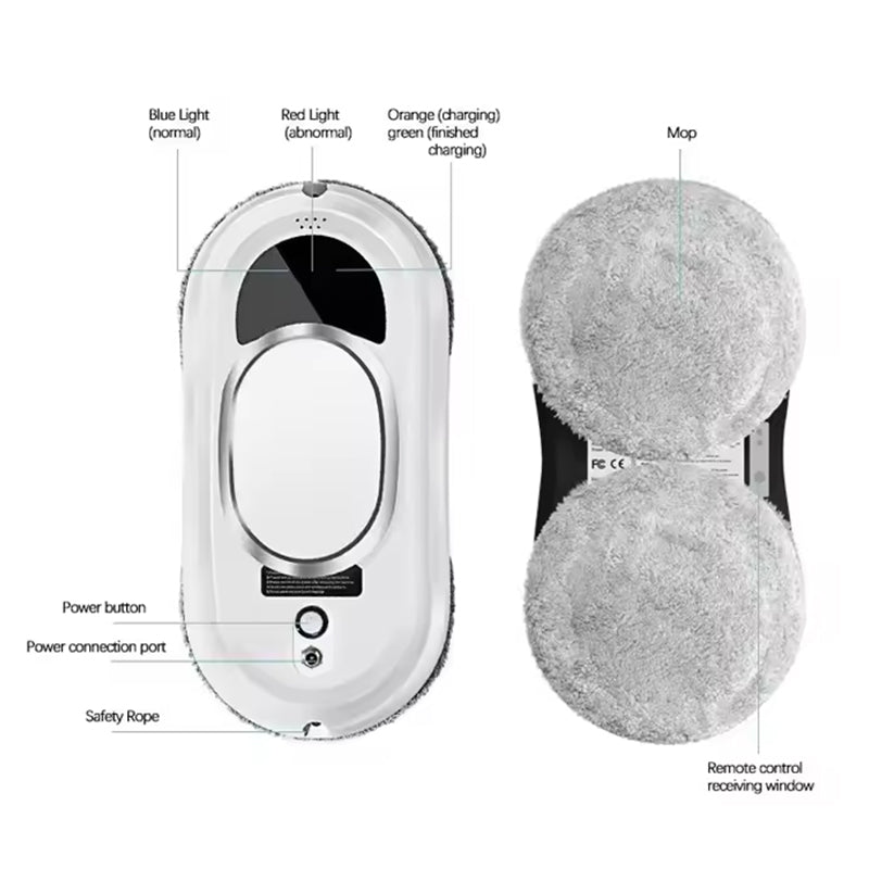 5600Pa Smart Window Cleaning Robot