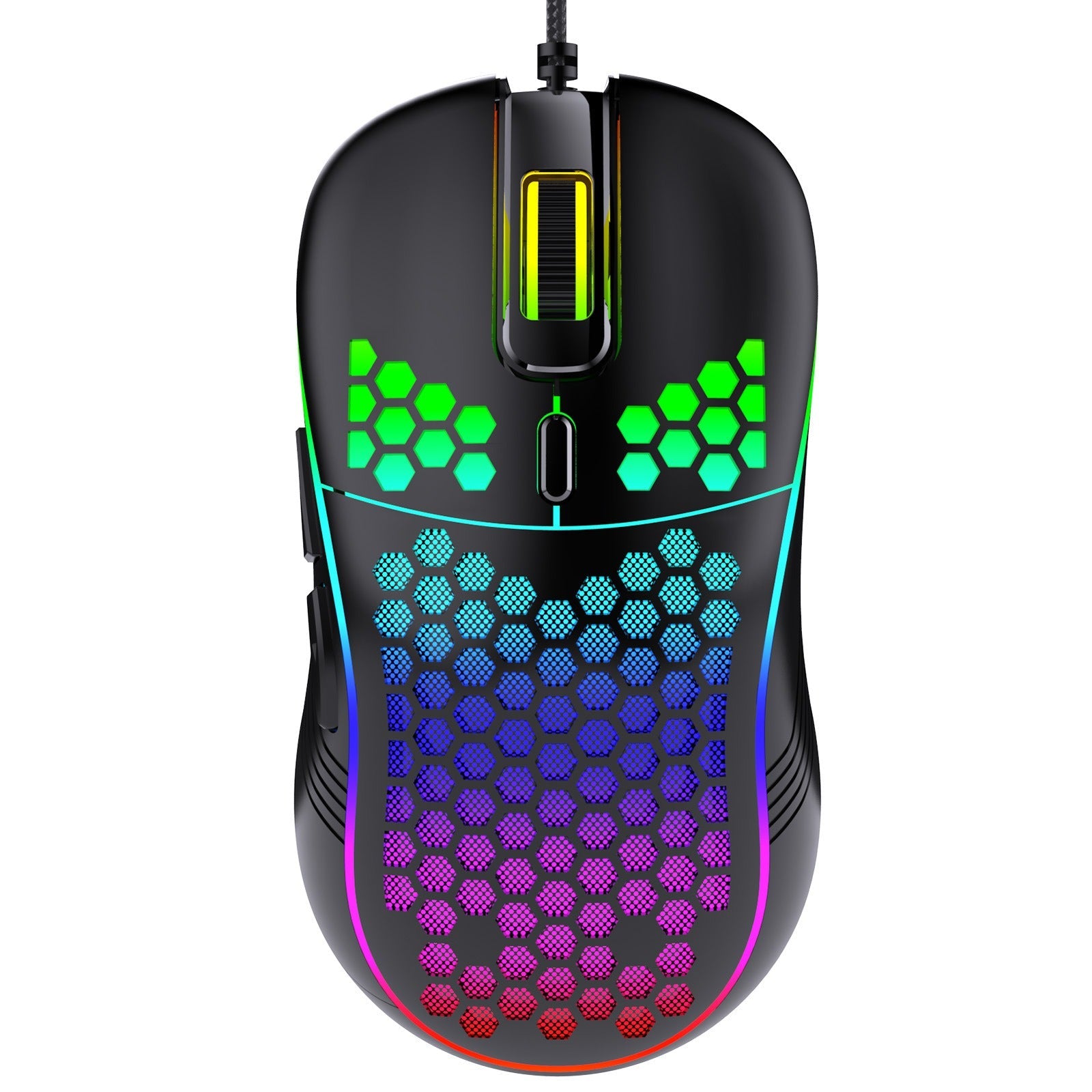 Lightweight Wired Gaming Mouse with RGB Lights