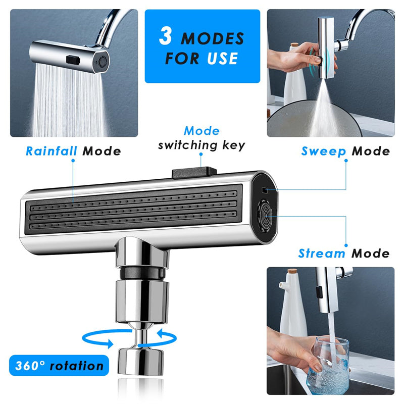 Universal Rotating Kitchen Faucet Water Nozzle