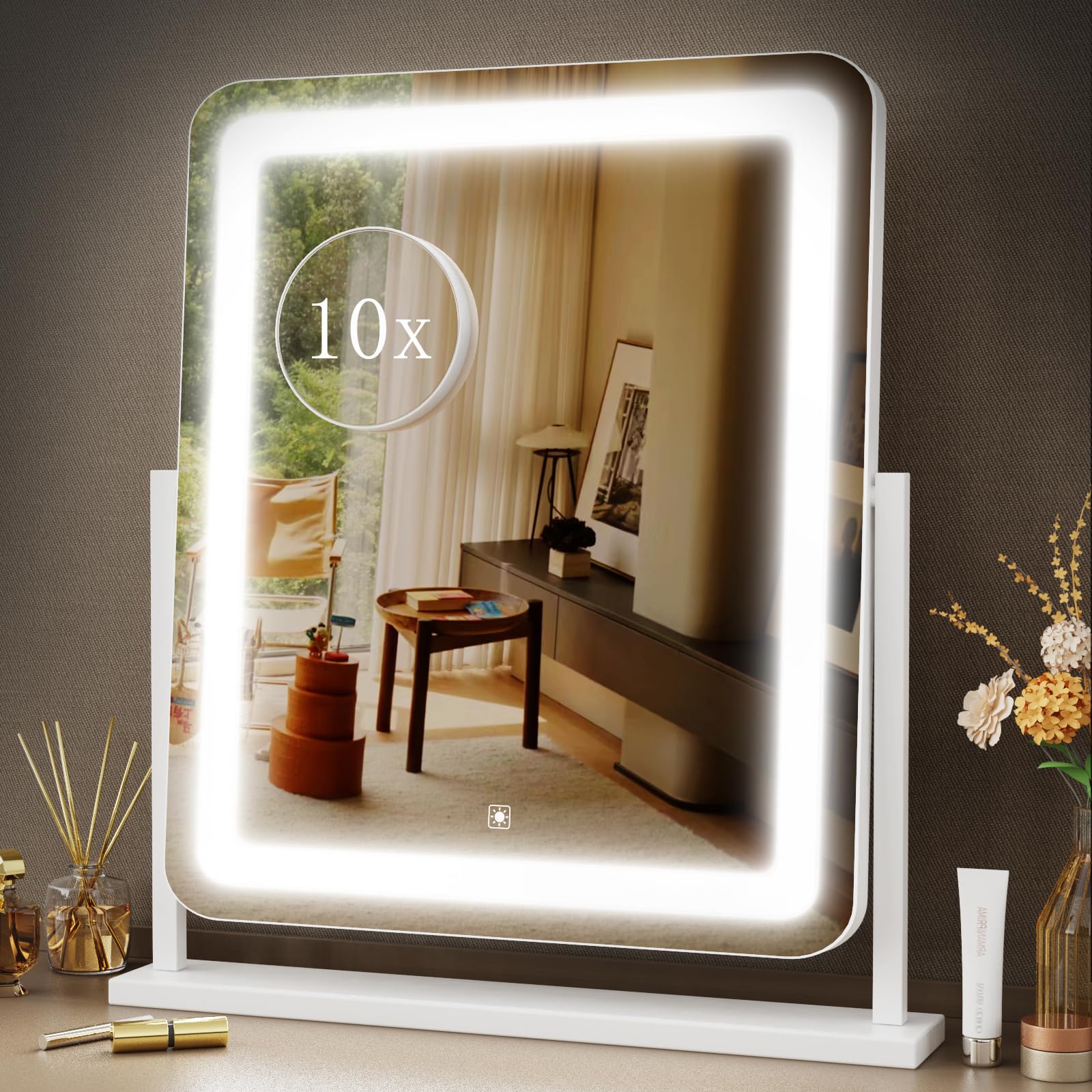 15.2" LED Makeup Vanity Mirror with Lights