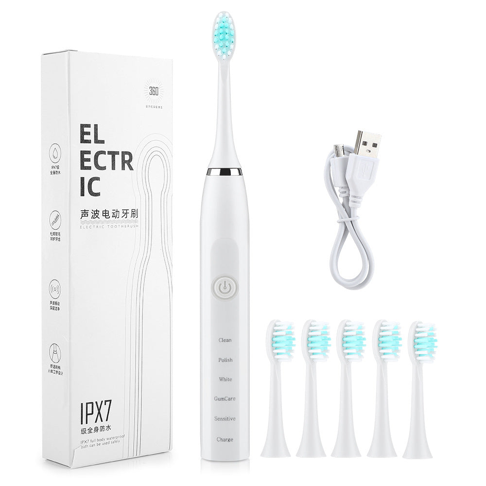 Smart Sonic Electric Toothbrush with USB Charging