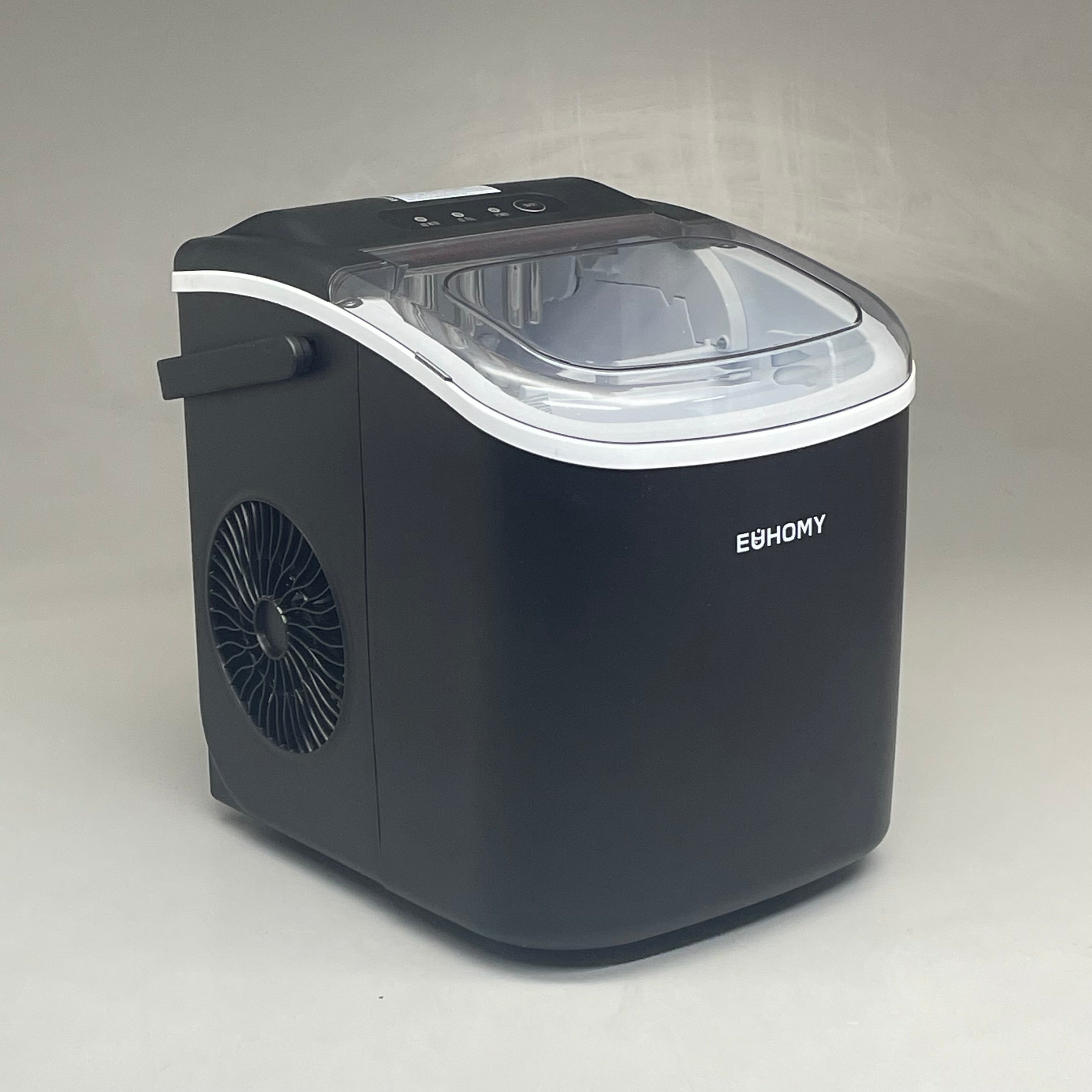 EUHOMY Counter Top Ice Cube Maker Machine 115v Black IM-06D