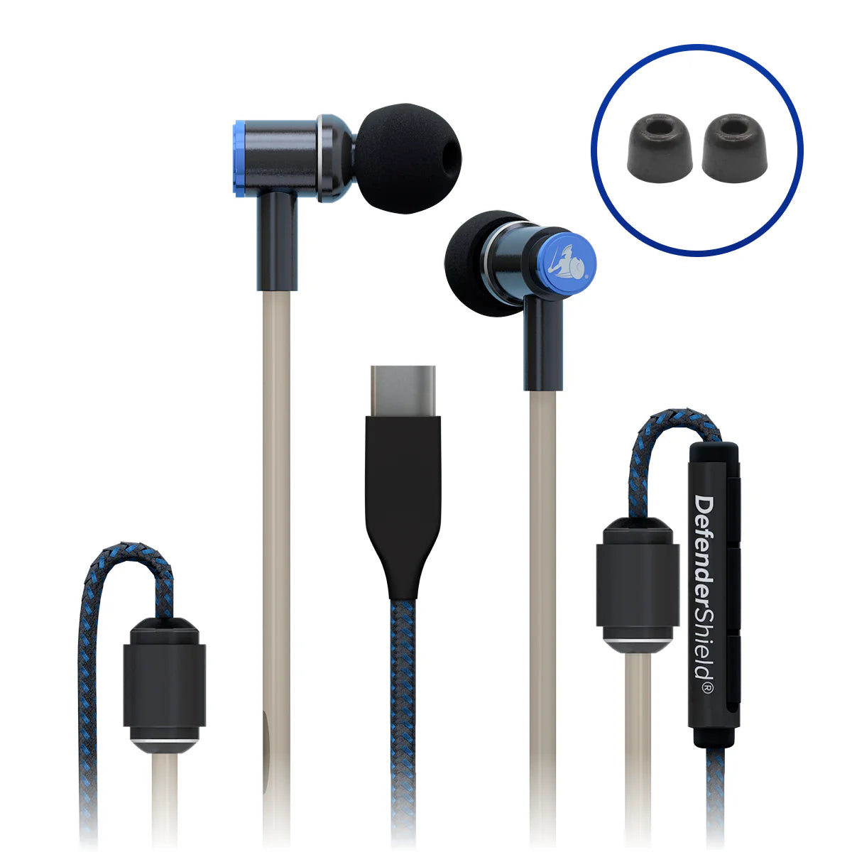 EMF Radiation-Free Earbuds Air Tube Stereo Headphones