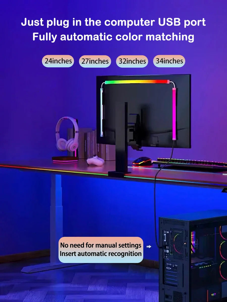 Smart RGB LED Strip Lights for Gaming