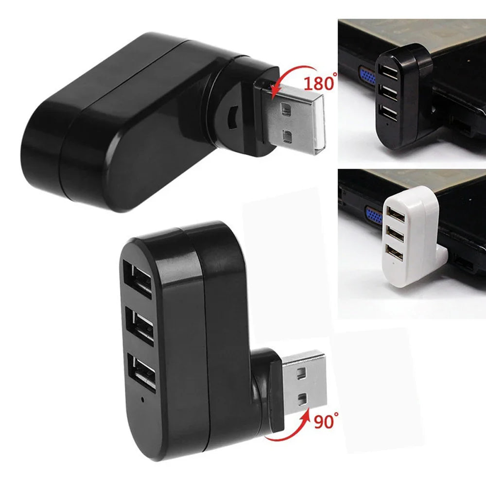 3-Port USB 2.0 Hub Adapter