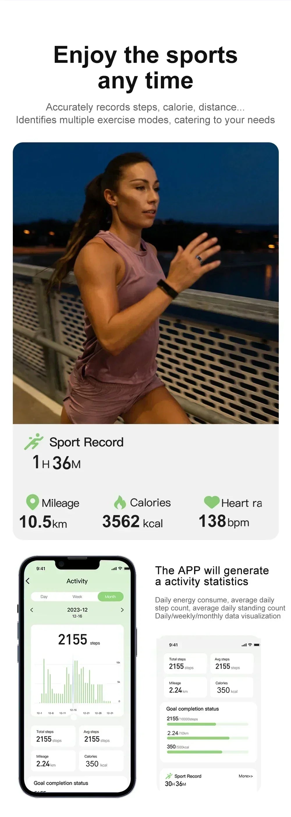 R02 Smart Ring with Charging Case