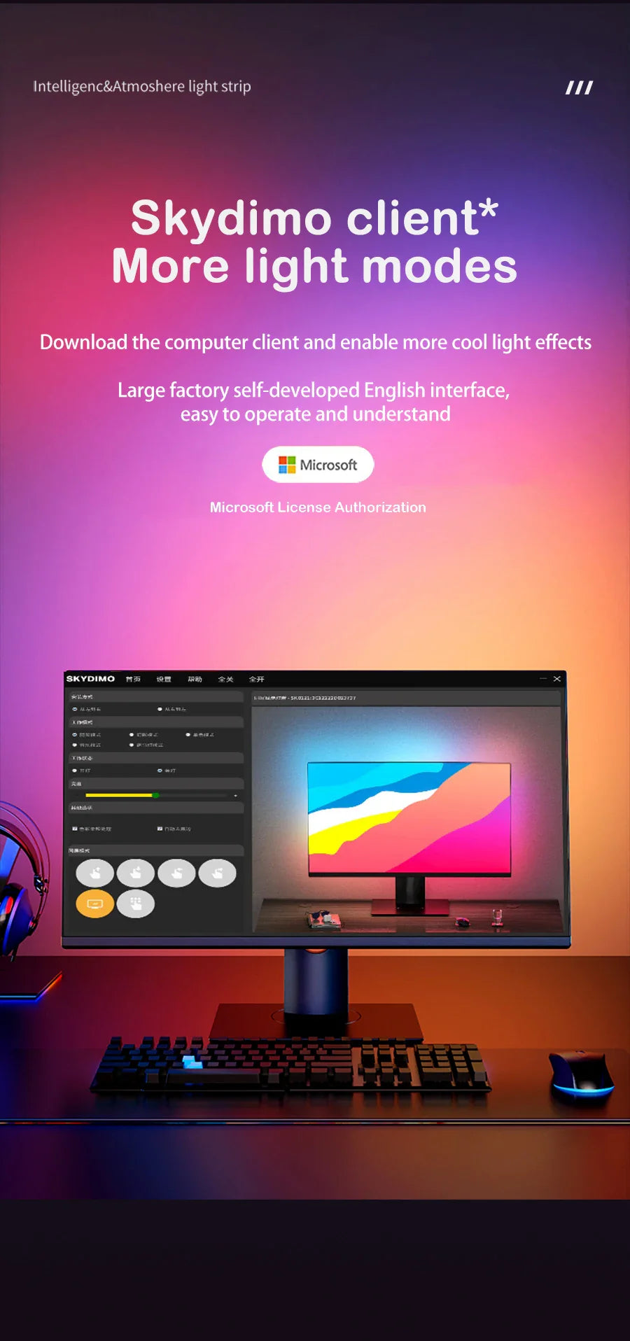 Smart RGB LED Strip Lights for Gaming