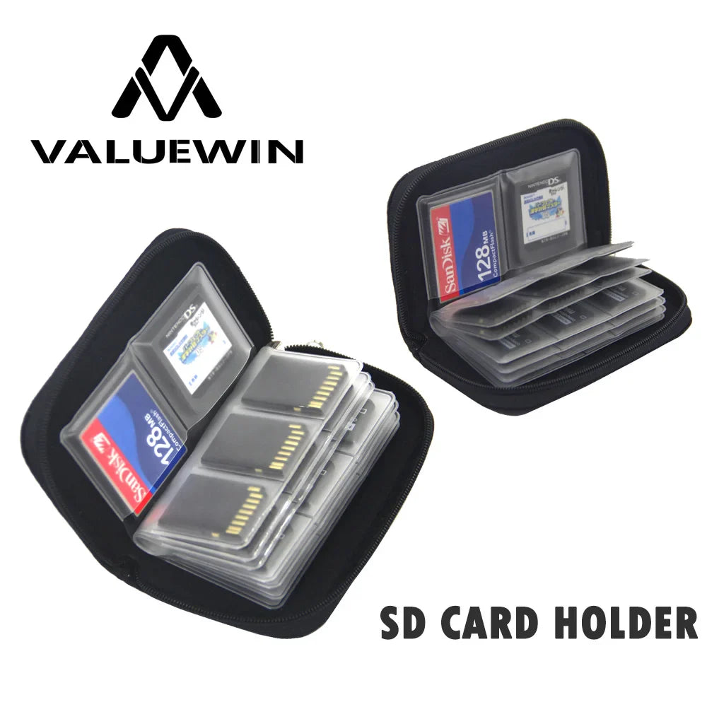 Memory Card Storage Case 22 Slots Holder