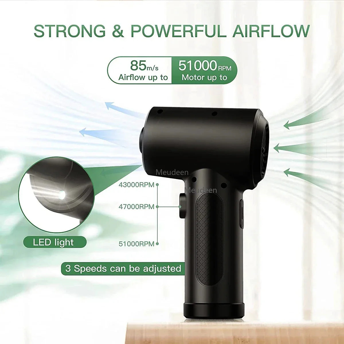 Wireless Electric Air Duster 51000RPM