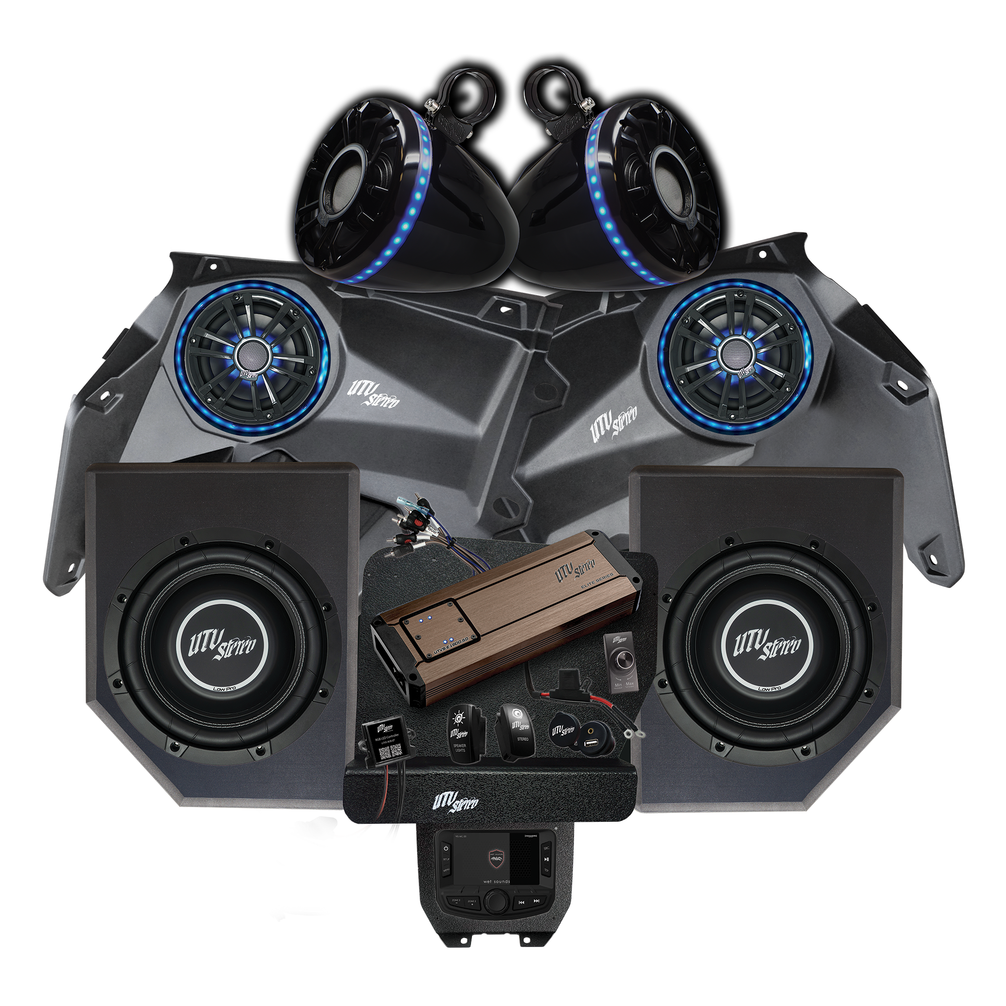 X3 Elite Series Stage 6 Stereo Kit | UTVS-X3-S6-E