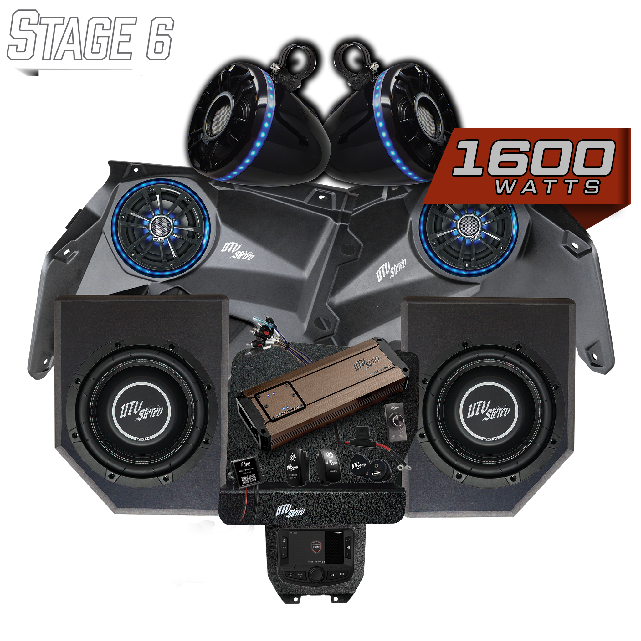 X3 Elite Series Stage 6 Stereo Kit | UTVS-X3-S6-E