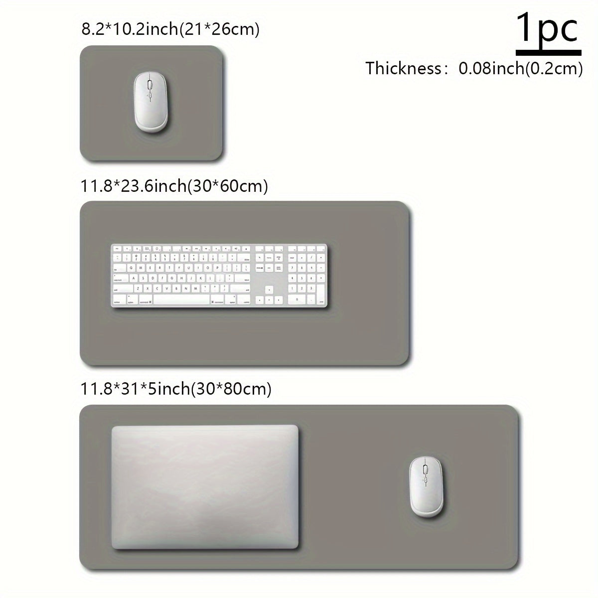 Durable Geometric Gaming Mouse Pad